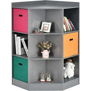 Extra Large Storage Bookcase with 6 Cube