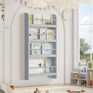 Bookshelf Wall Mount 4-Tier